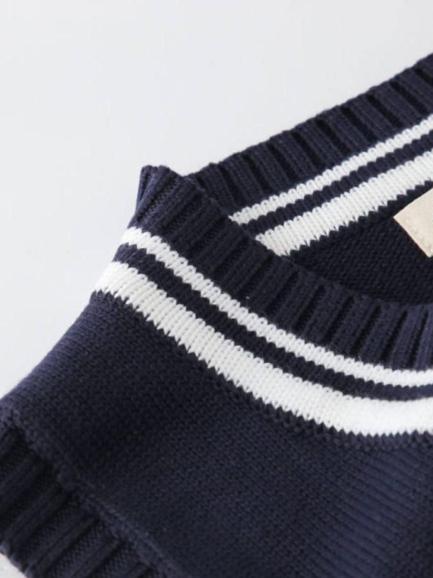 Old Money Essential Knit Vest — North Row | Detail View