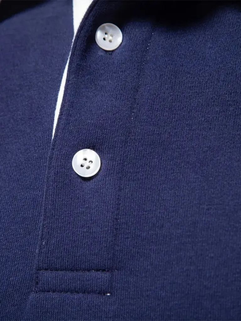Old Money Essential Polo Shirt — North Row | Detail View