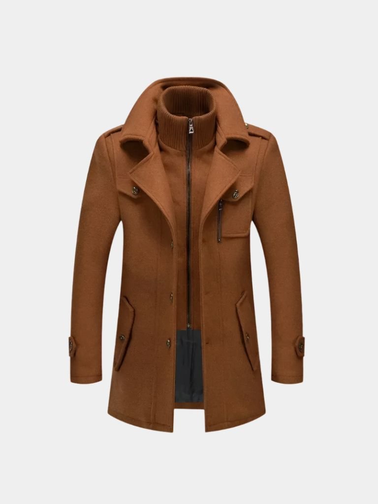 Old Money Two-Piece Winter Coat — North Row | Front View