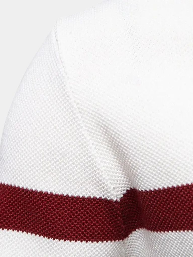 Quarter-Zip Jumper Sweater — North Row | Detail View