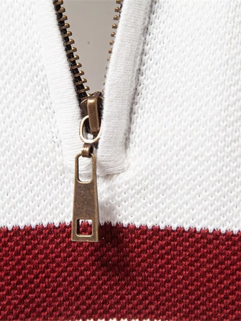 Quarter-Zip Jumper Sweater — North Row | Back View