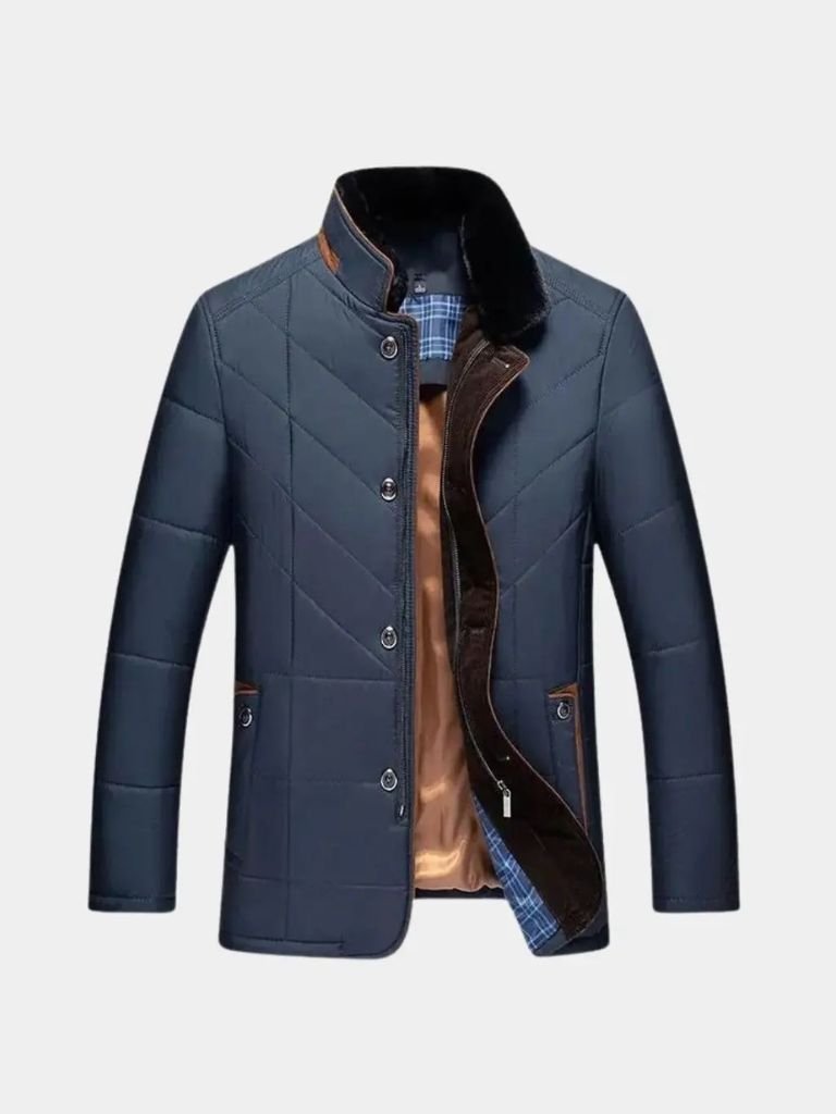 Quilted Winter Jacket — North Row | Front View