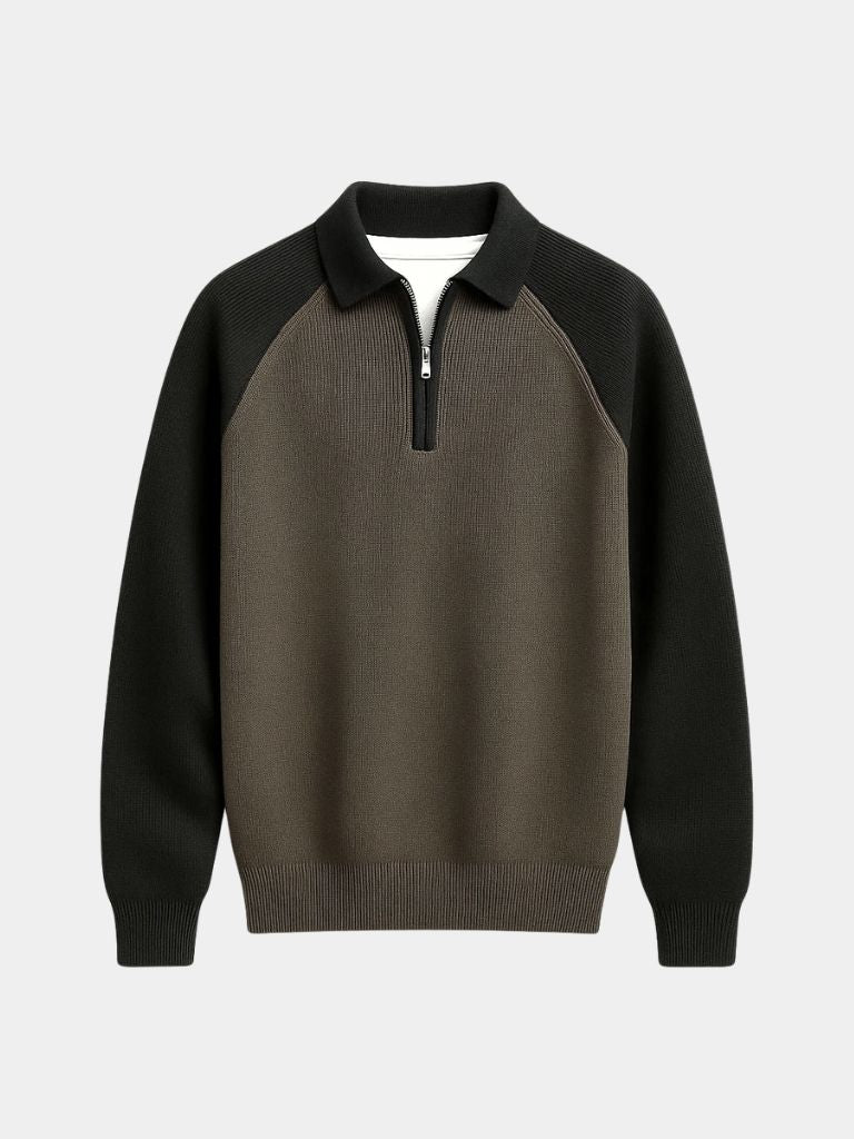 Raglan Quarter Zip Sweater — North Row | View 13