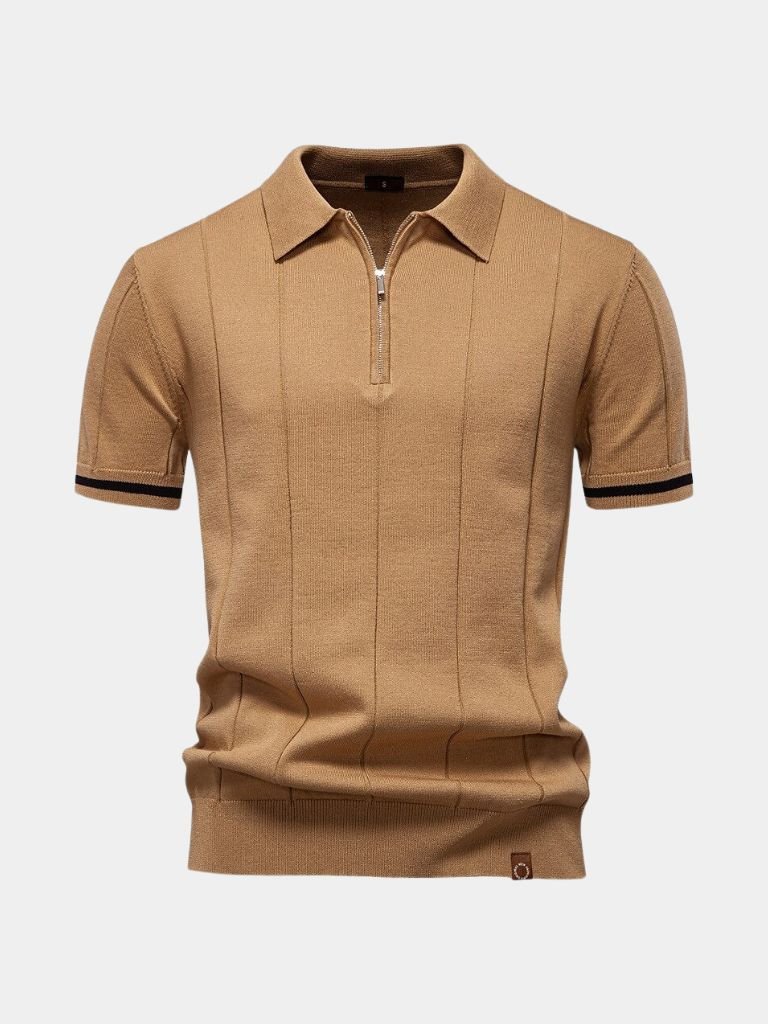 Royal Zip Polo — North Row | Side View