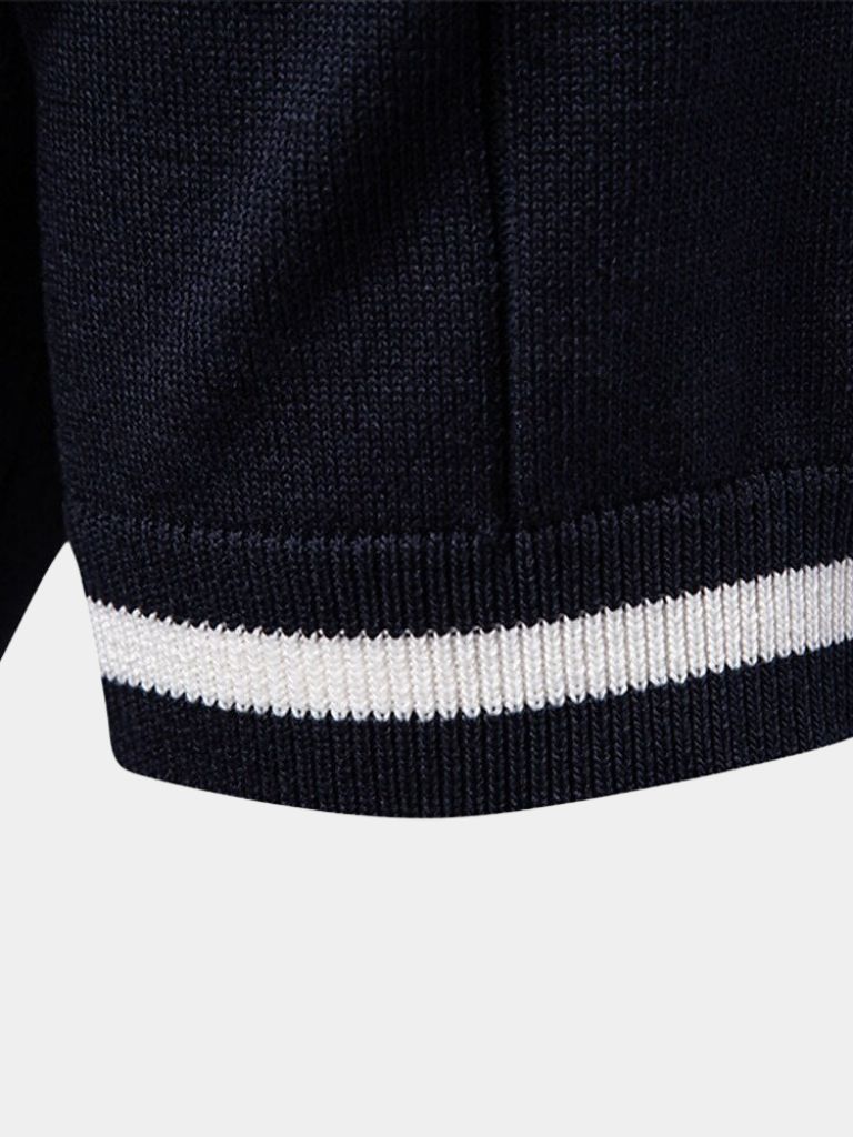 Royal Zip Polo — North Row | Close-Up