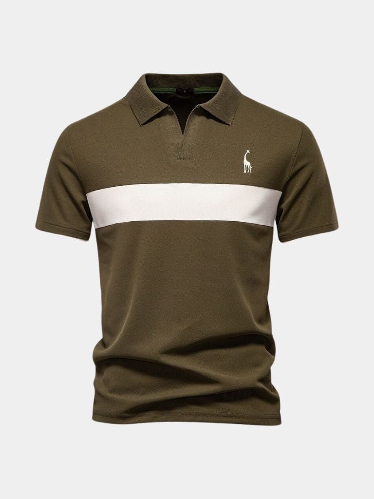Savanna Stripe Polo — North Row | Worn Look