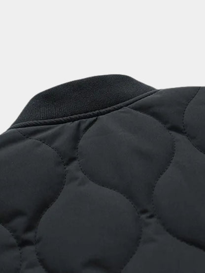 Sherpa Sleeves Padded Bomber Jacket - North Row