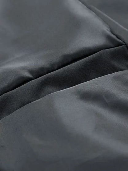 Sherpa Sleeves Padded Bomber Jacket - North Row