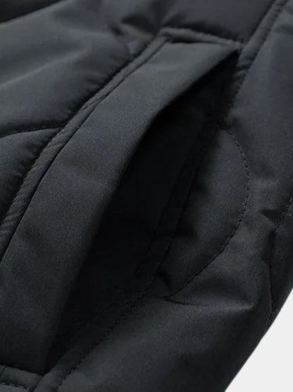 Sherpa Sleeves Padded Bomber Jacket - North Row