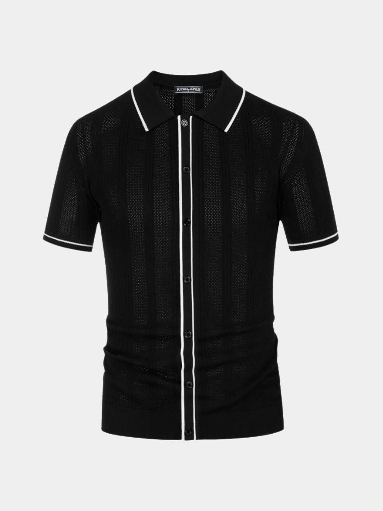 Siena Vintage Polo — North Row | Close-Up