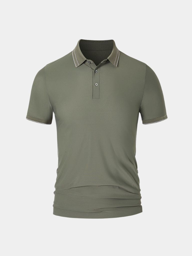 St. James Polo Shirt — North Row | Collar Detail