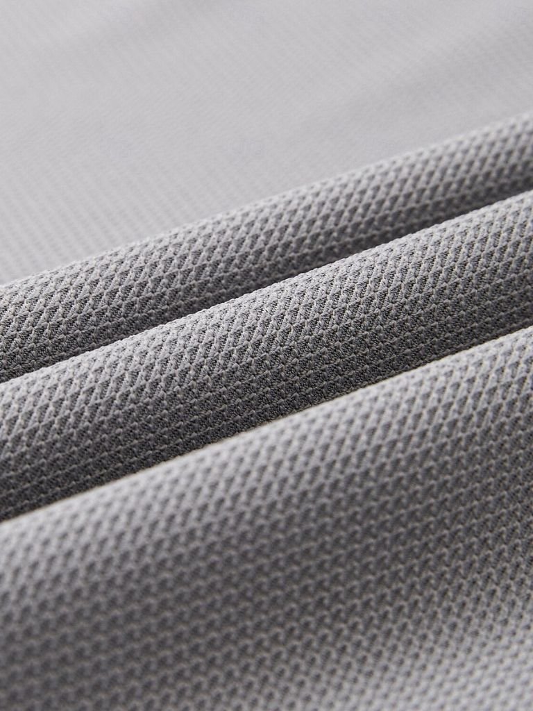 Steel Grey Polo — North Row | Texture Detail