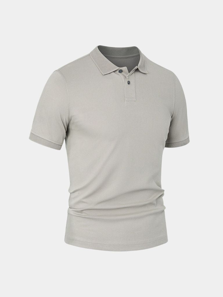 Urban Fog Polo — North Row | Model Wearing