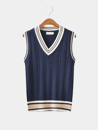V Neck Elegant Knit Vest - North Row