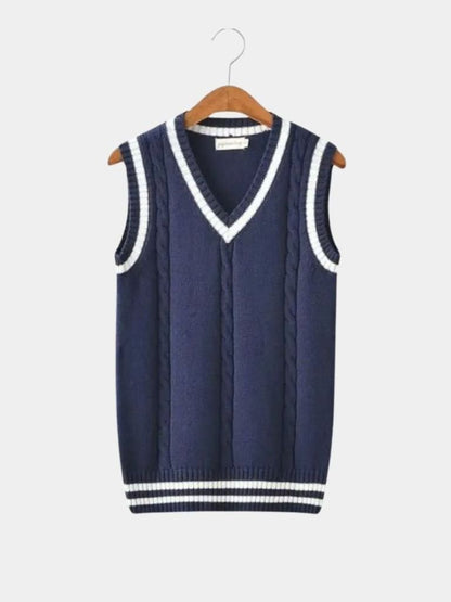 V Neck Elegant Knit Vest - North Row