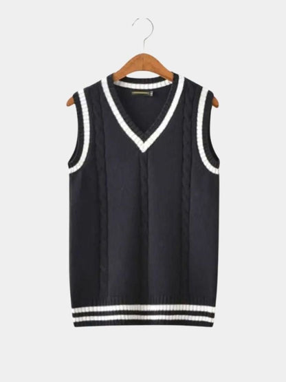 V Neck Elegant Knit Vest - North Row