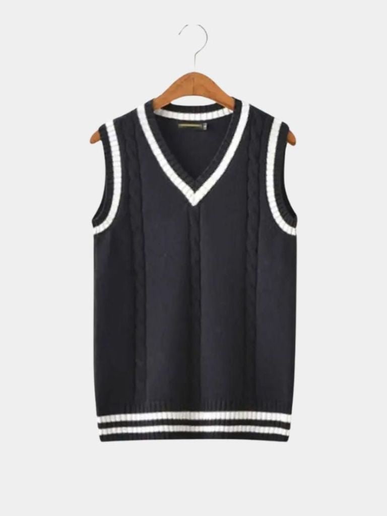 V Neck Elegant Knit Vest - North Row