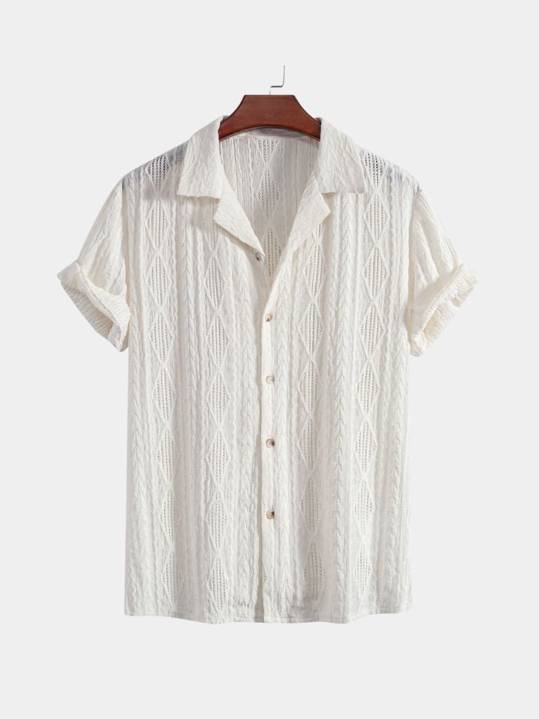 Valmoré Camp Shirt — North Row | Texture Detail