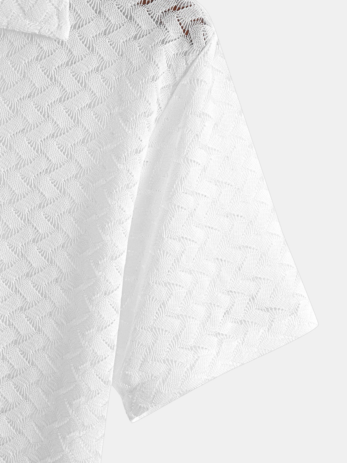 Hollow Out Textured Cuban Shirt — North Row | Lifestyle