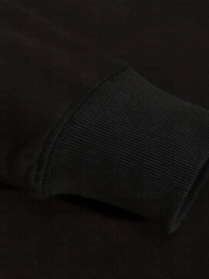 Zip Black Lapel Sports Sweatshirt - North Row